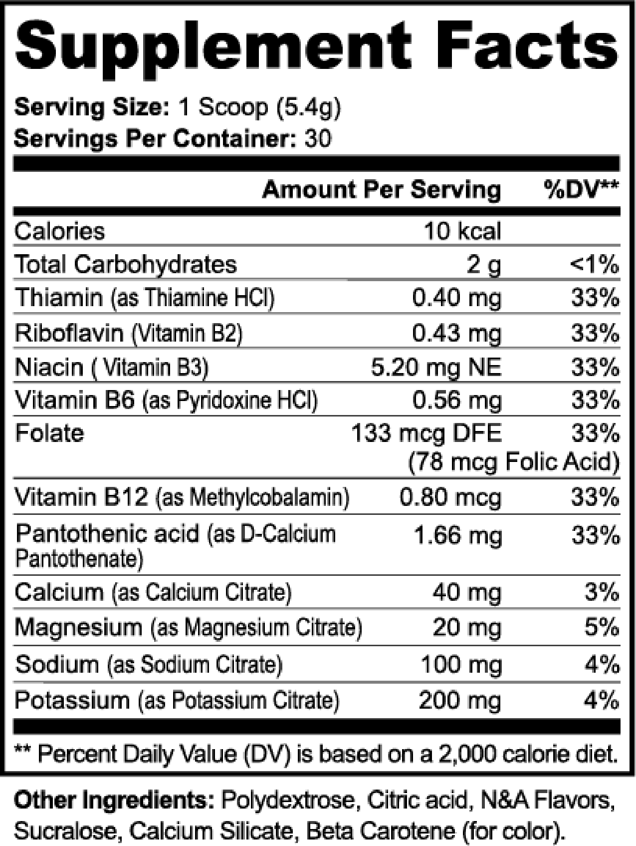 Hydration Powder (Lemonade)