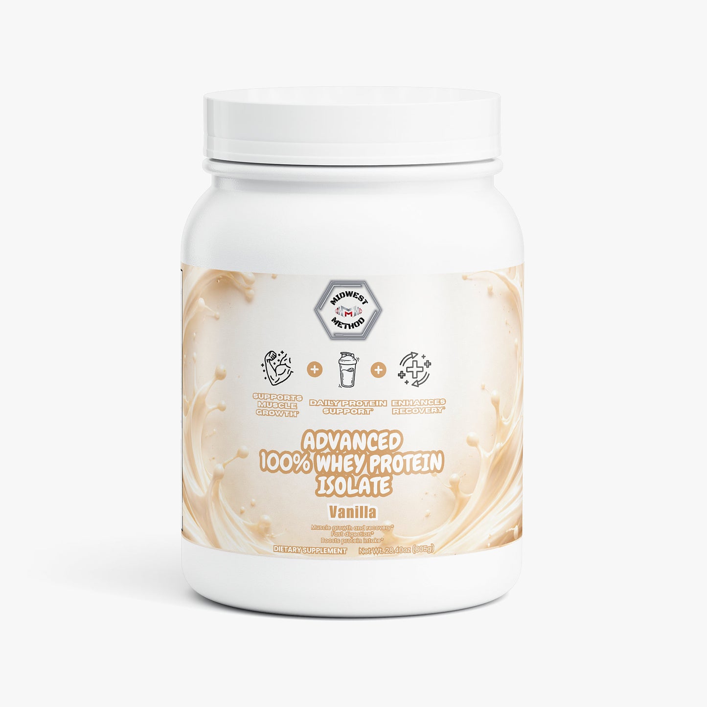 Advanced 100% Whey Protein Isolate (Vanilla)