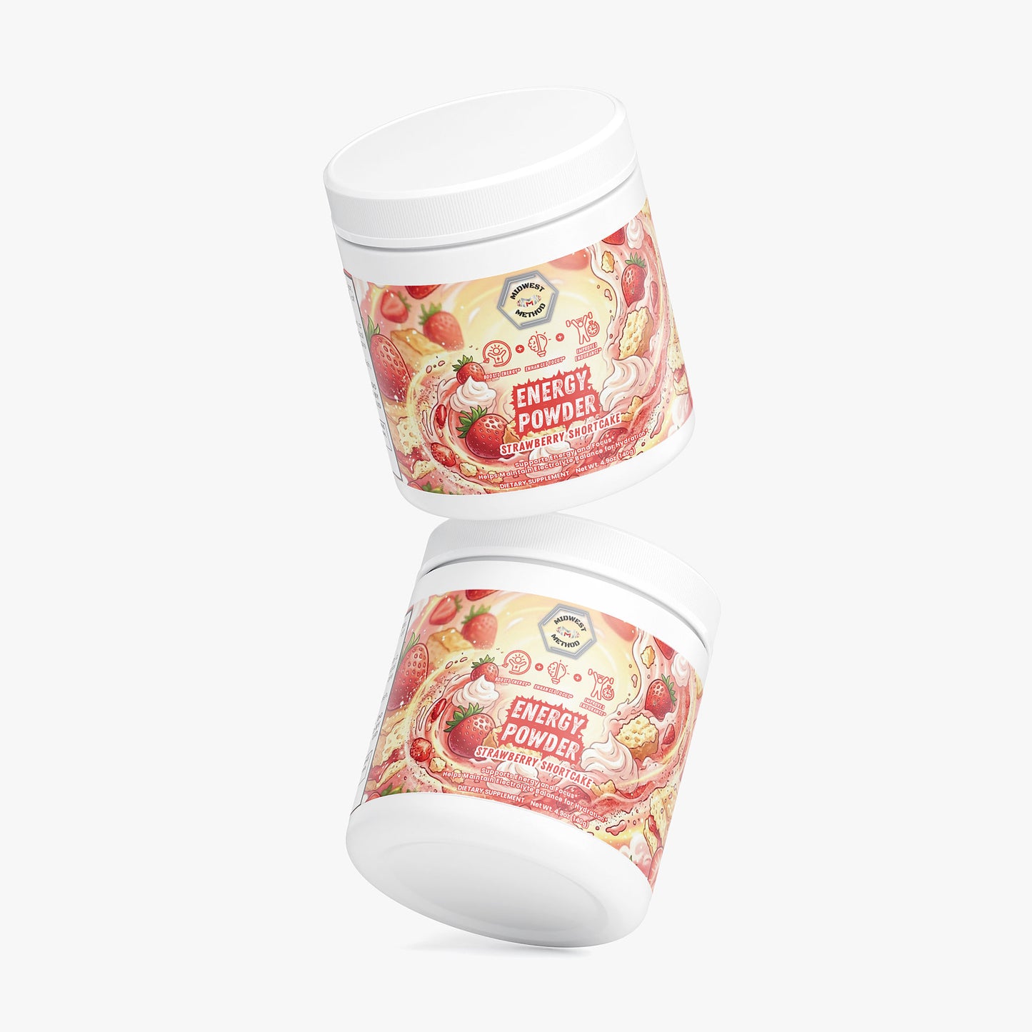 Energy Powder (Strawberry Shortcake)