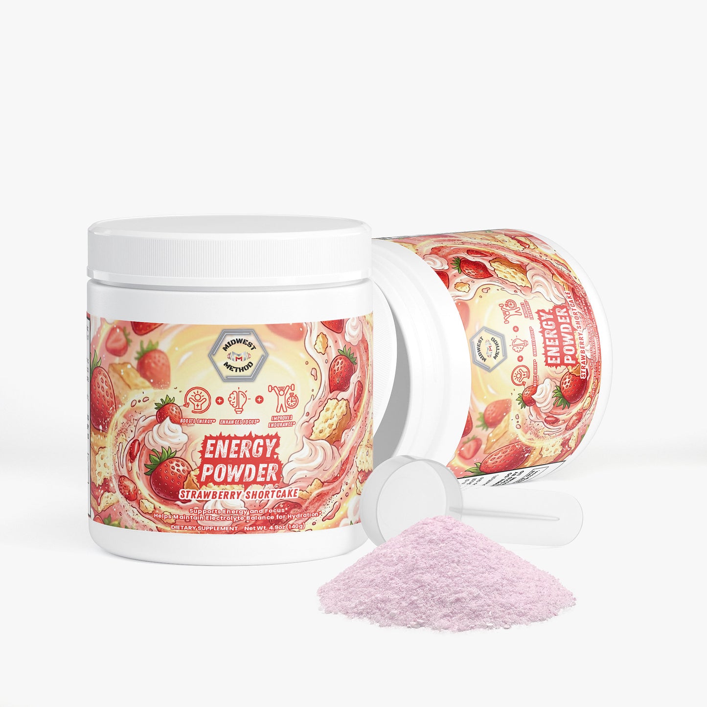 Energy Powder (Strawberry Shortcake)
