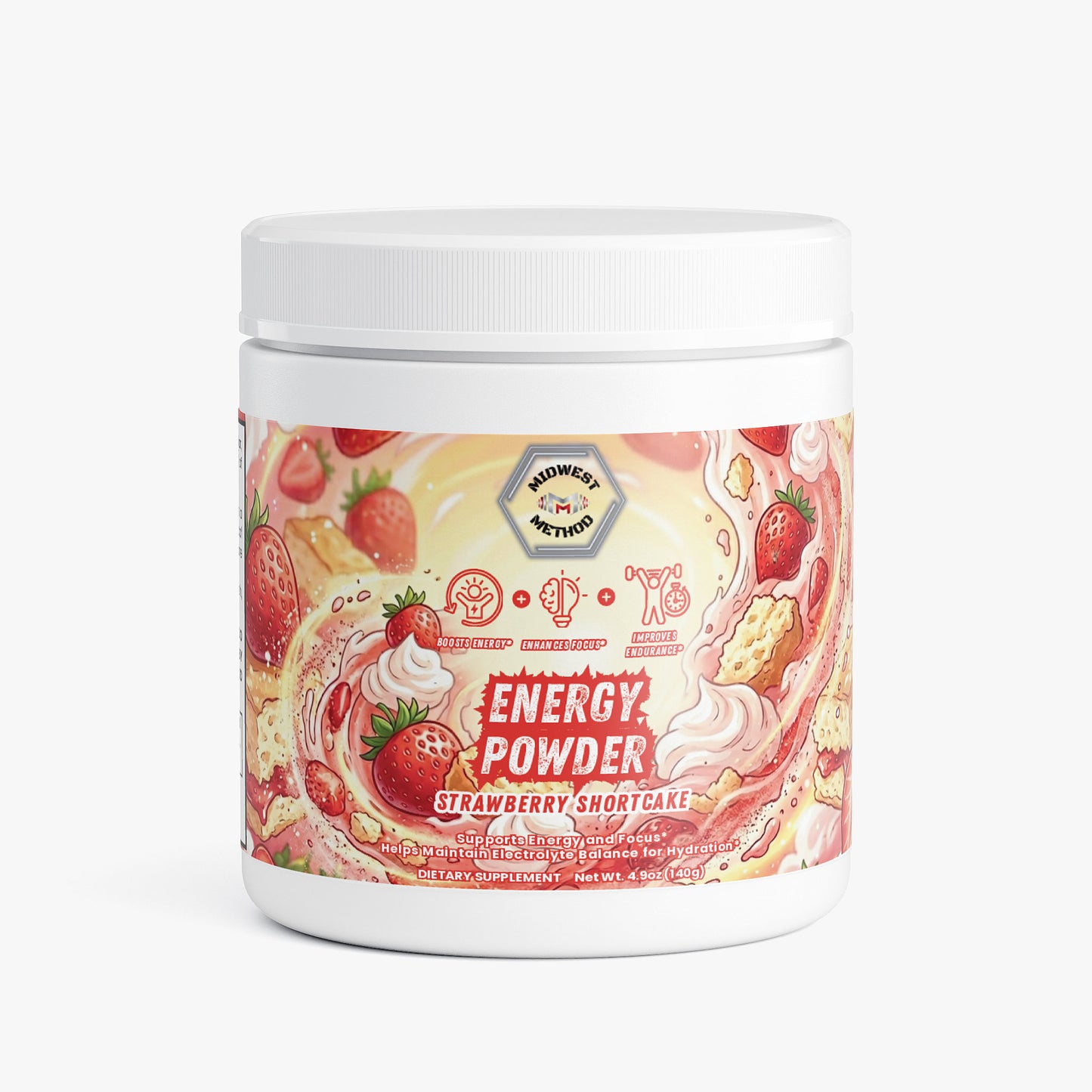 Energy Powder (Strawberry Shortcake)