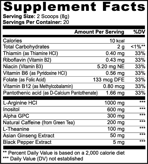 Energy Powder IQ (Sour Candy)