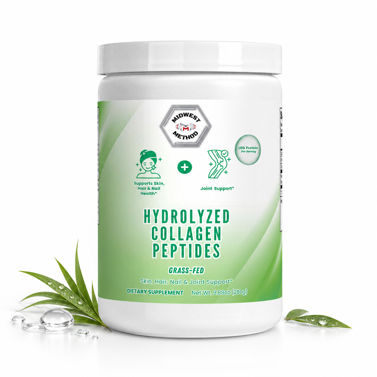 Grass-Fed Hydrolyzed Collagen Peptides (Unflavored)
