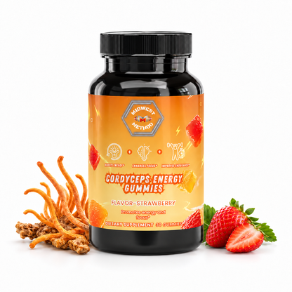 Cordyceps Energy Gummies (Strawberry)