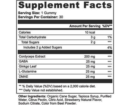 Cordyceps Energy Gummies