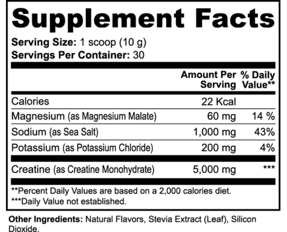 Creatine Hydration Formula